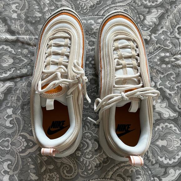 Nike Women's Air Max 97 Phantom/Sanddrift/Light Curry NEW - Picture 6 of 11